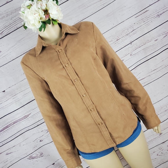 st. johns bay medium button shirt ( 5 for $20 ) - Picture 5 of 8